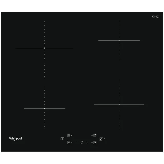 Whirlpool WS Q2760 BF Inductie kookplaat Zwart