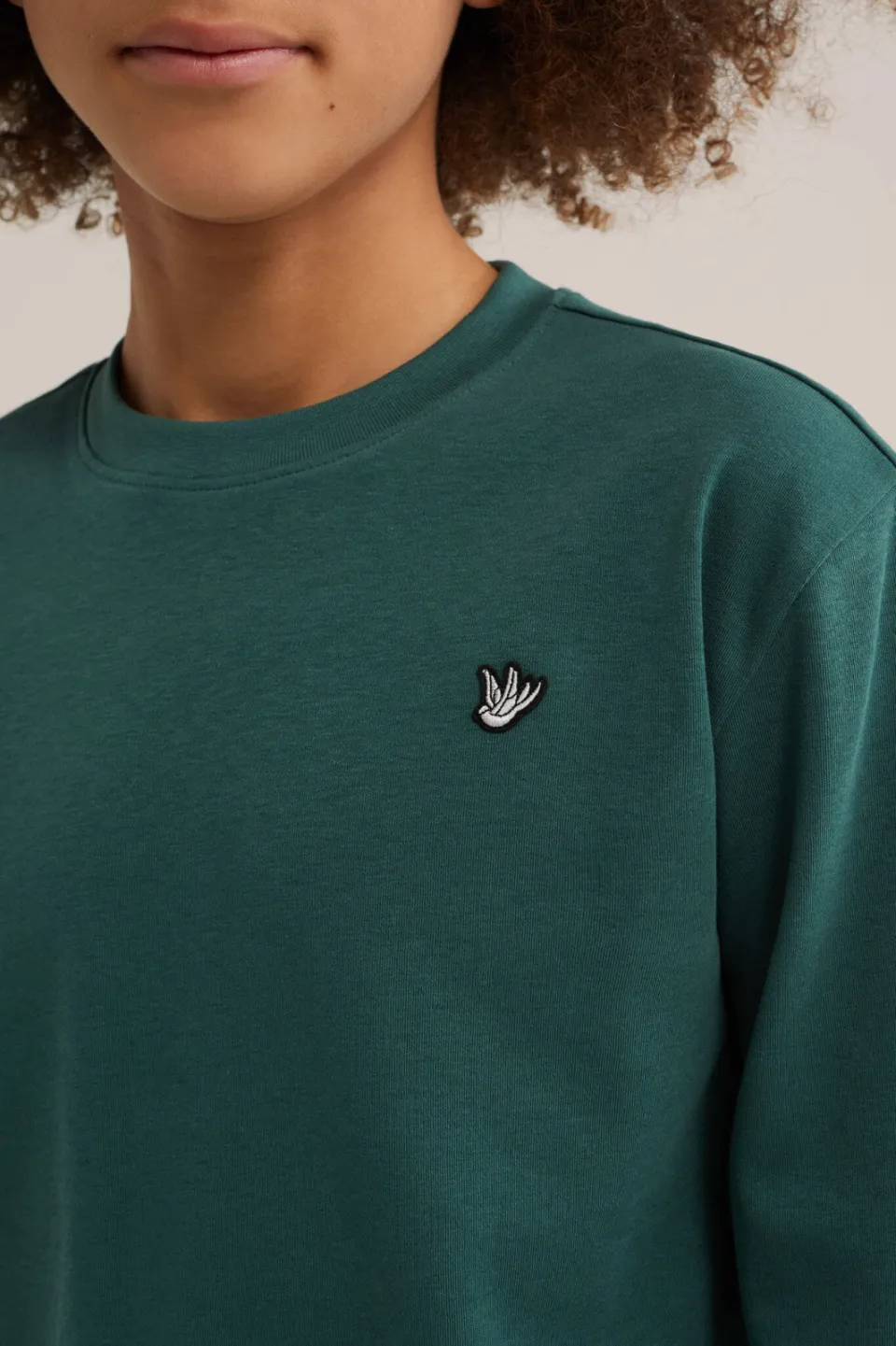 WE Fashion longsleeve - petrol, foto 4