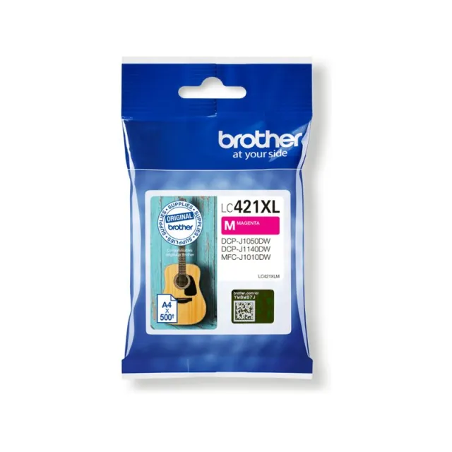 Brother LC-421XLM Inktcartridge Magenta Hoge capaciteit
