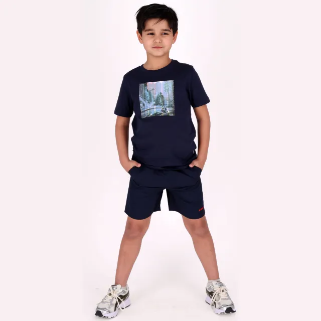 B.Nosy T-shirt donkerblauw met print