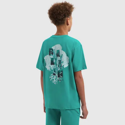 Ballin t-shirt met backprint groen, foto 3