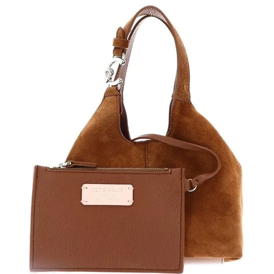 Coccinelle C-Easy schoudertas cognac, foto 3