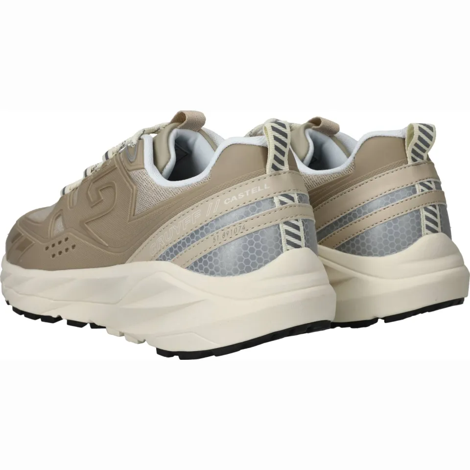 Cruyff Castell lage sneaker taupe, foto 5
