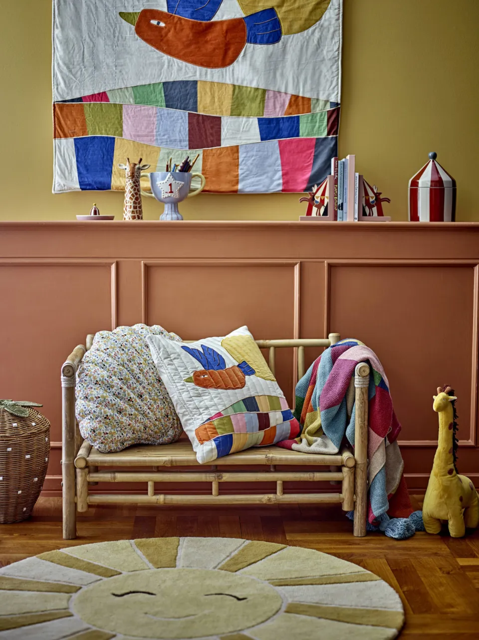 Bloomingville Mini Colorine plaid multicolor multi, foto 5