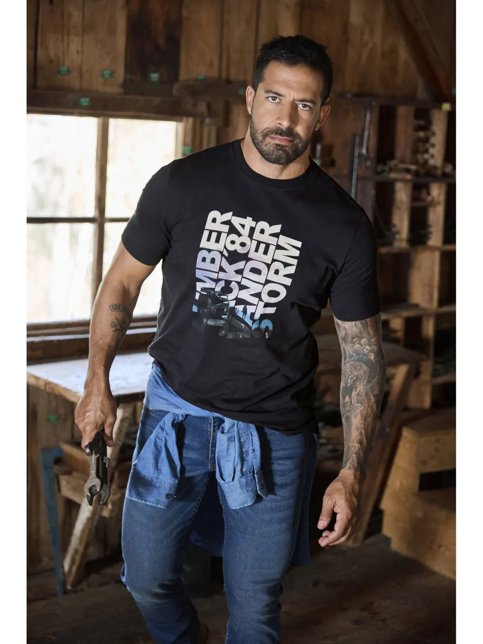 Jan Vanderstorm Ranstein t-shirt zwart, foto 4