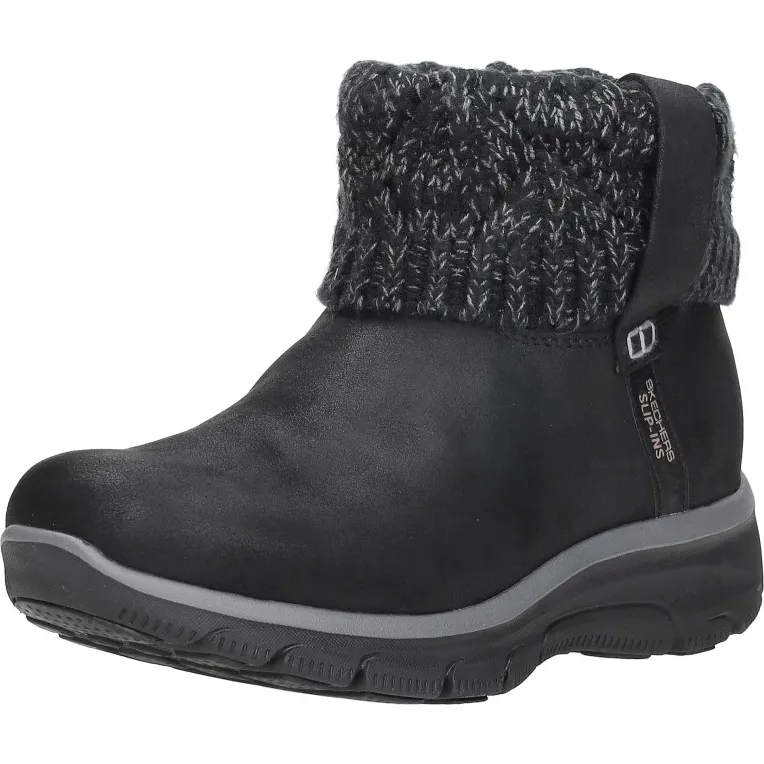 Skechers Easy Going Cozy Weather 2 enkellaarsjes zwart, foto 4