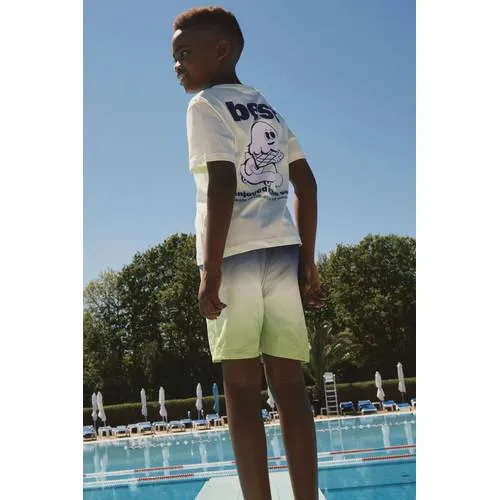 NAME IT T-shirt met backprint limegroen, foto 3
