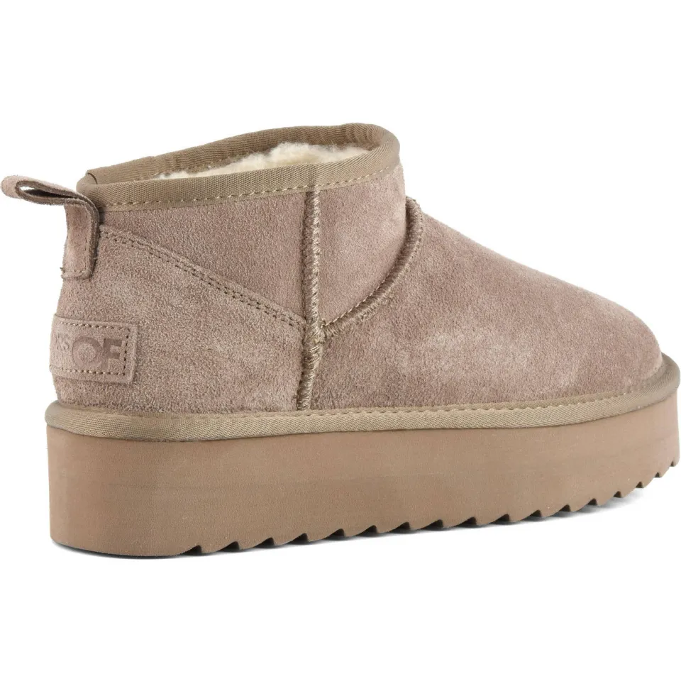 Colors of California suède enkelboots taupe, foto 6