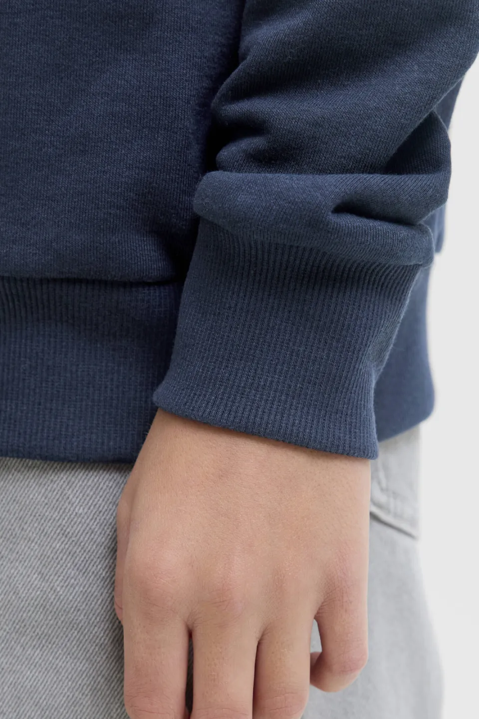Jack & Jones JUNIOR sweater met backprint donkerblauw, foto 5