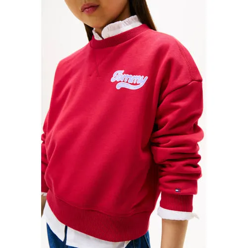 Tommy Hilfiger sweater rood, foto 5