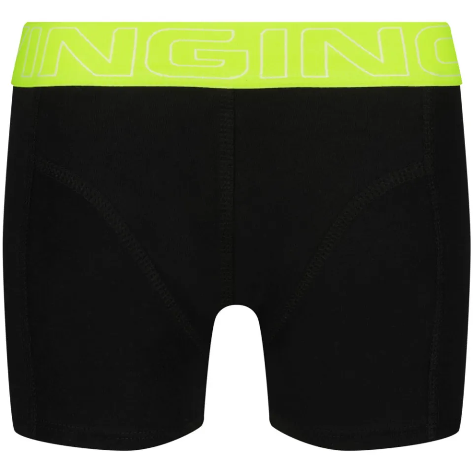 Vingino boxershorts set van 5 donkerblauw donkerblauw/limegroen/zwart, foto 7