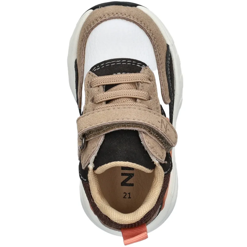 Nelson Kids imitatieleren sneakers - bruin meerkleurig, foto 7