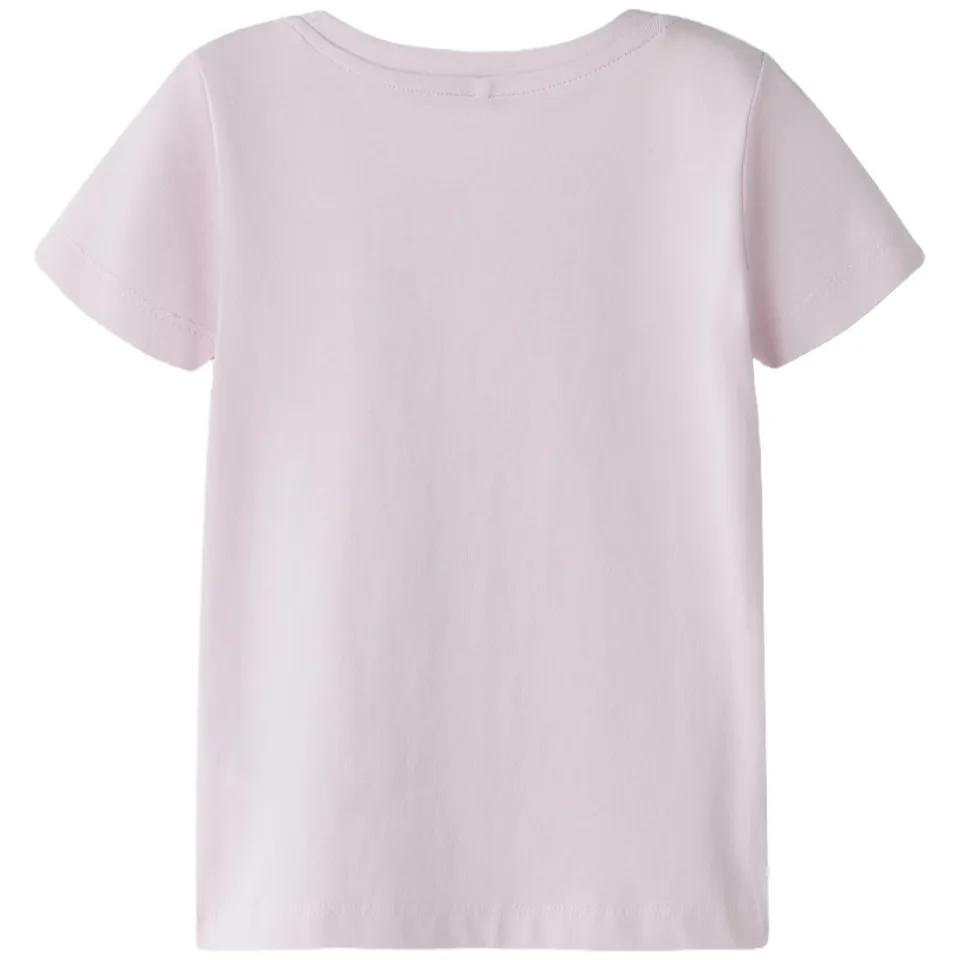 NAME IT MINI t-shirt roze effen, foto 2