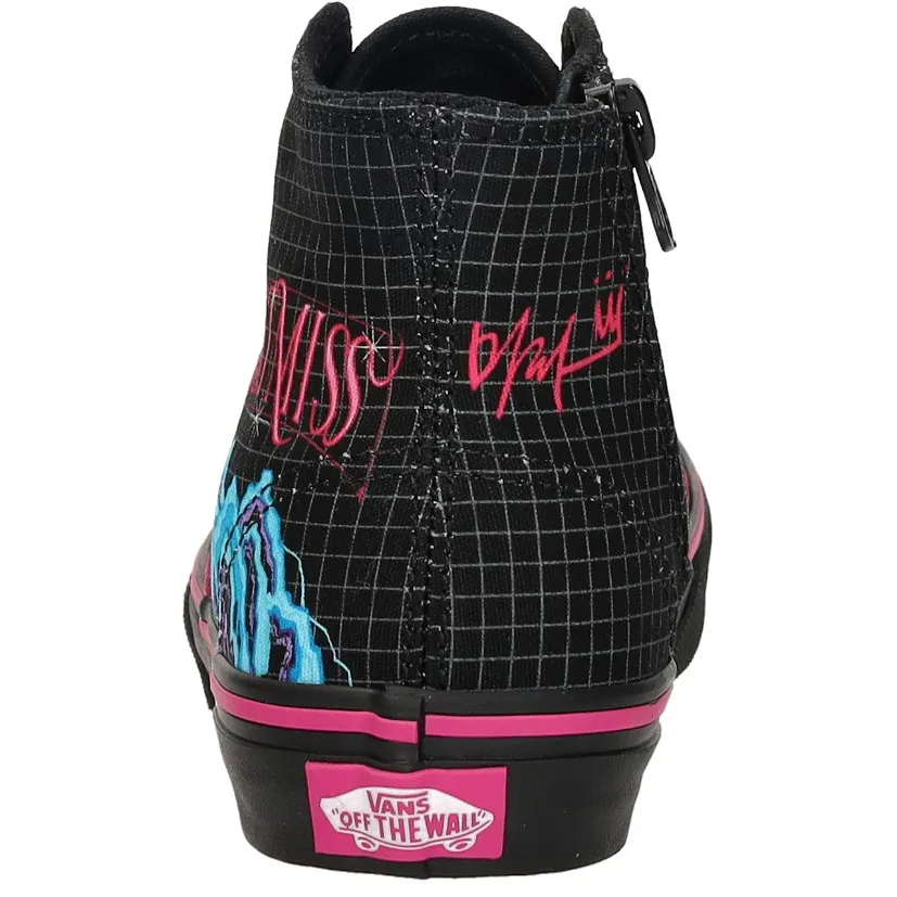 Vans Authentic Hi 2.0 Zip Kpop Demon Hunters sneakers zwart, foto 4