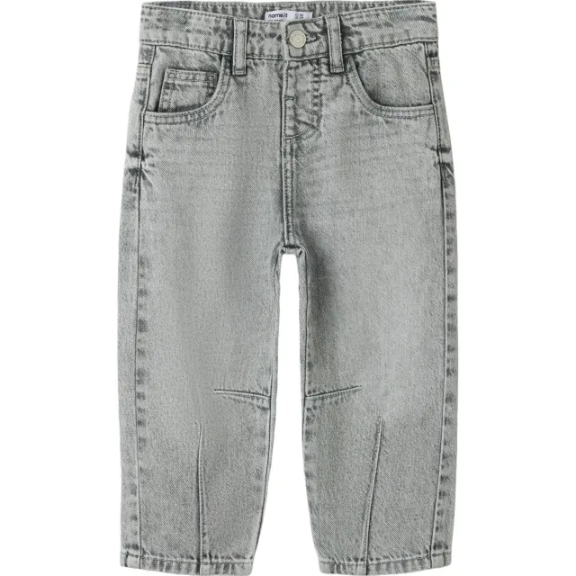 NAME IT MINI NMFBELLA barrel jeans - grijs Medium Grey denim