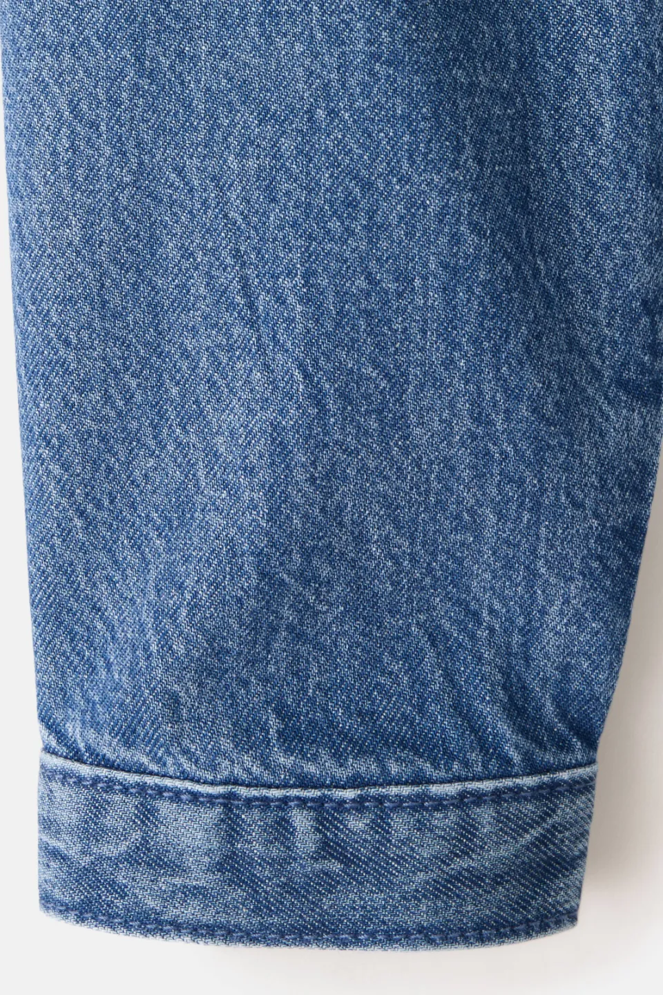 Mango Kids korte A-lijn spijkerjurk - changeant blauw, foto 5