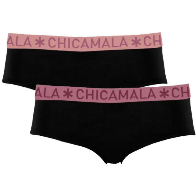 Muchachomalo Meisjes 2-pack Briefs Zwart