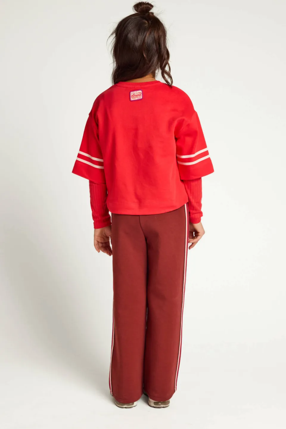 LOOXS Little oversized longsleeve rood, foto 7