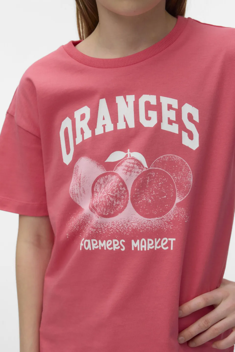 Vero Moda T-shirt koraalrood, foto 5