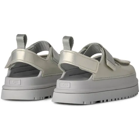 Ugg GoldenGlow Glossy sandaal zilver, foto 3