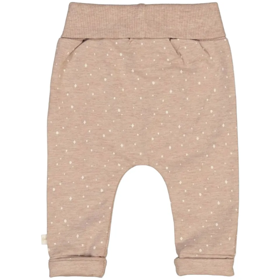 Feetje babybroek taupe gestipt, foto 3