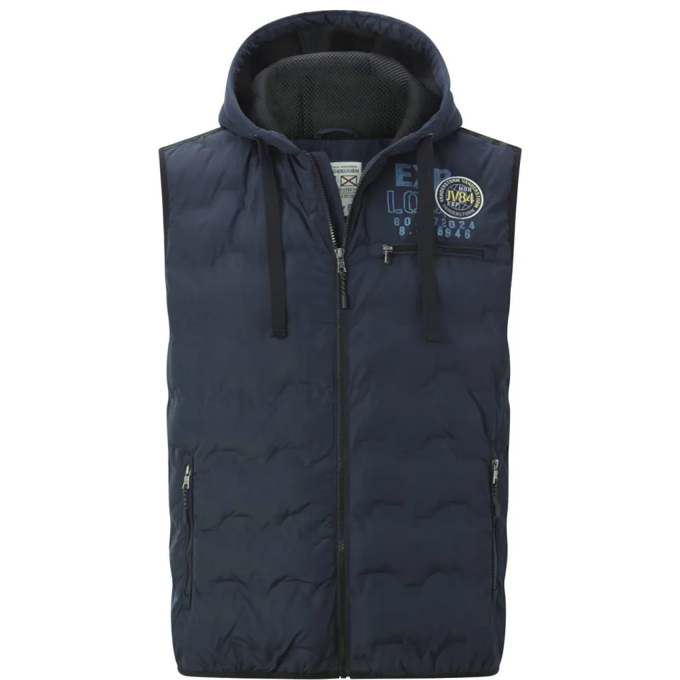 Jan Vanderstorm bodywarmer ERKULF donkerblauw blauw, foto 2