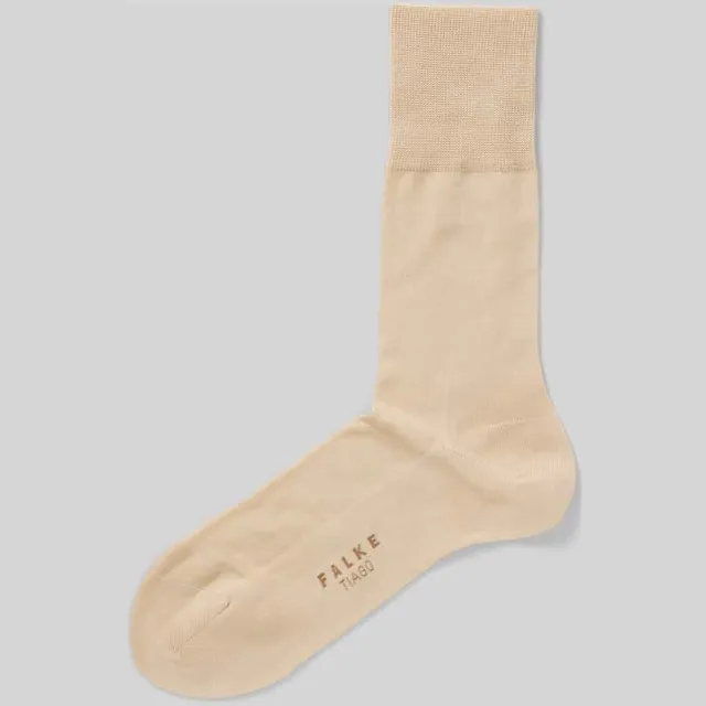 Falke Sokken in gemêleerde look beige