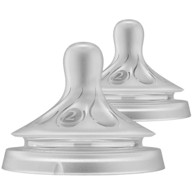 Philips Avent Flesspeen Natural Response 0+ mnd Flow 2 SCY962/02 2 stuks