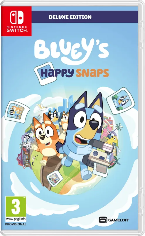 Namco Bandai Bluey's Happy Snaps Day One Deluxe Edition Nintendo Switch