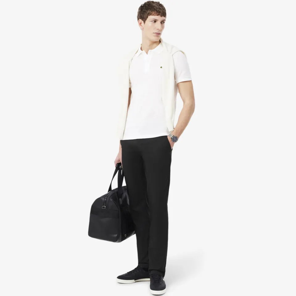 Lacoste slim polo wit, foto 3