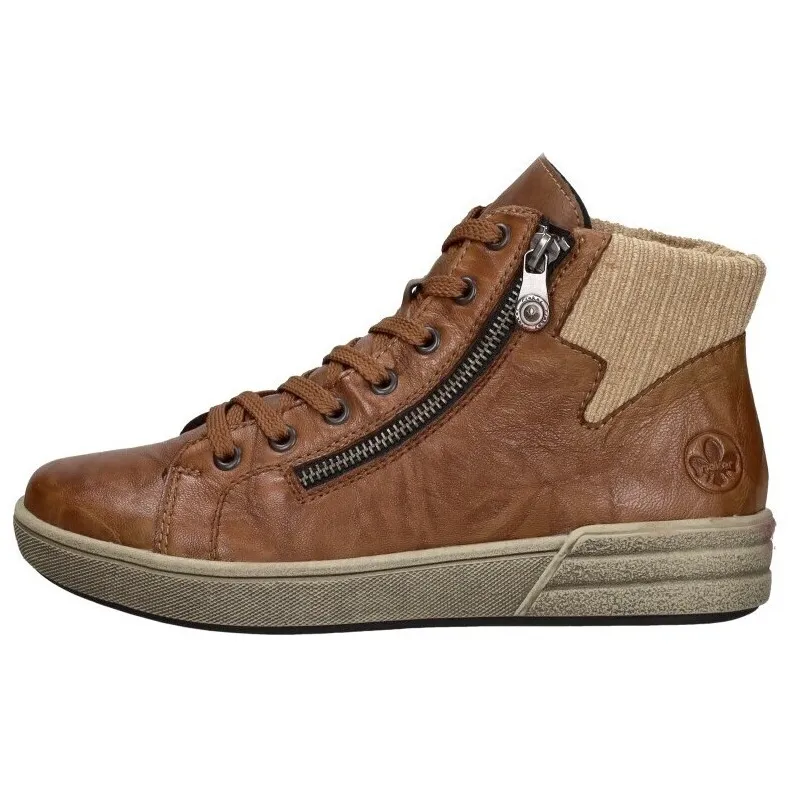Rieker veterboots cognac, foto 3