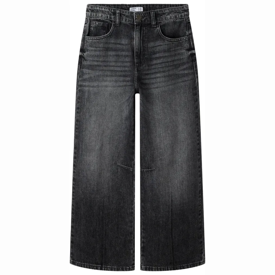 NAME IT KIDS NKMBEN wide leg jeans - zwart, foto 2