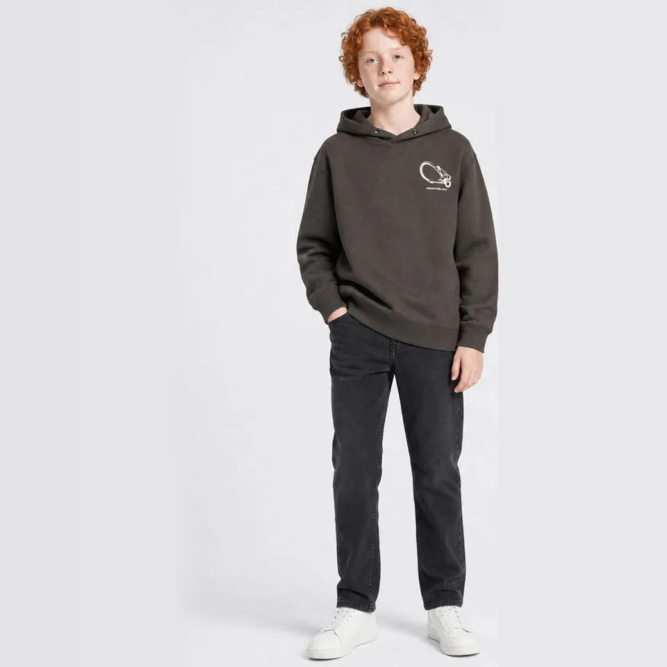 Petrol Industries hoodie met backprint - donkergroen, foto 3