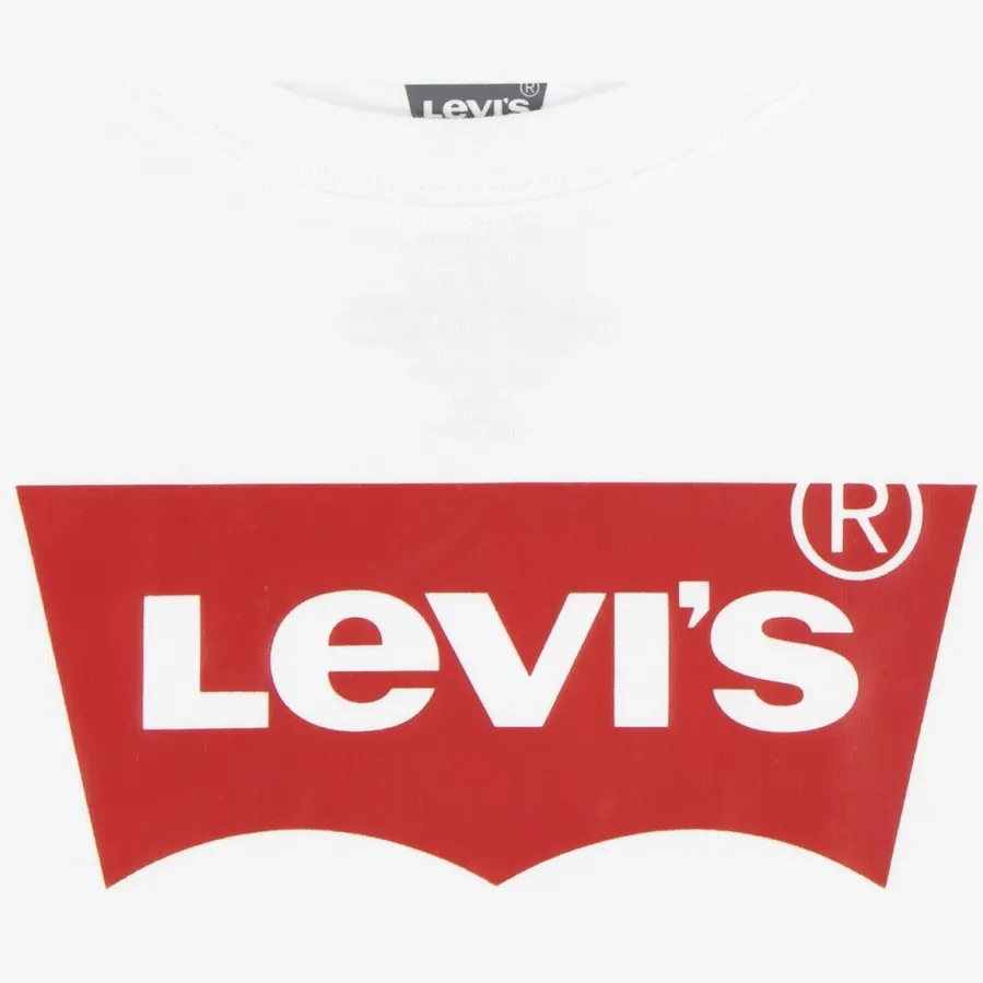 Levi's Kids T-shirt LIGHT BRIGHT MEET & GREET met logo wit/rood, foto 7