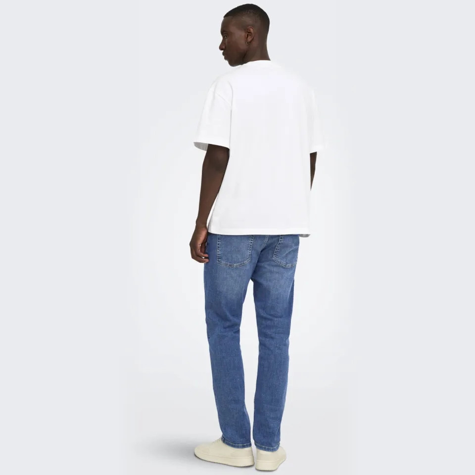 Only & Sons ONSWEFT regular fit jeans - mediumblauw, foto 3