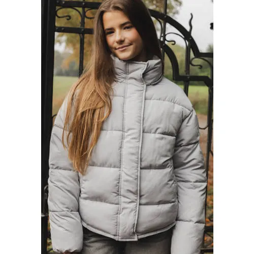 LOOXS 10sixteen quilted winterjas zilver, foto 7