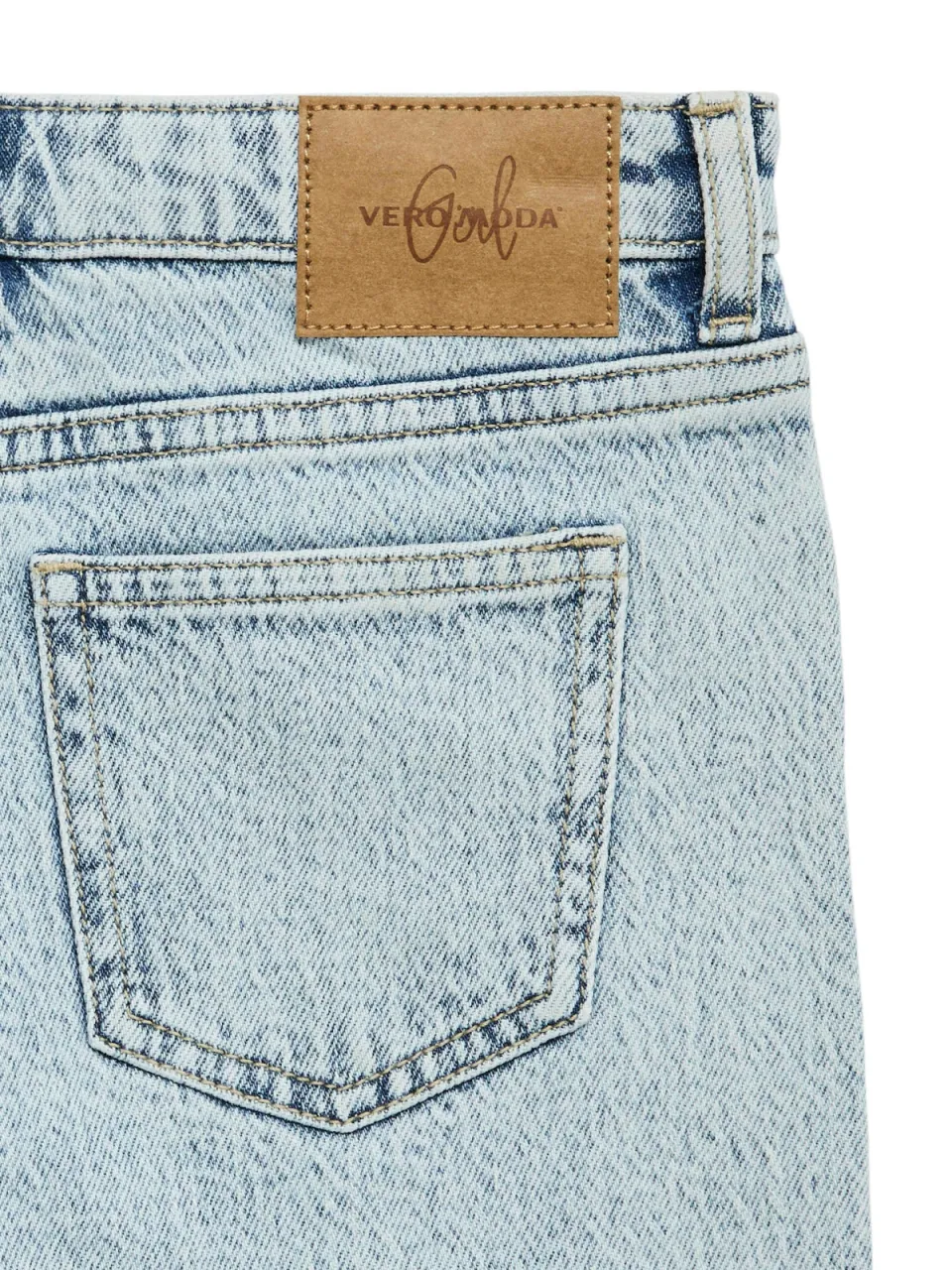 Vero Moda GIRL VMTESS denim short lichtblauw, foto 6