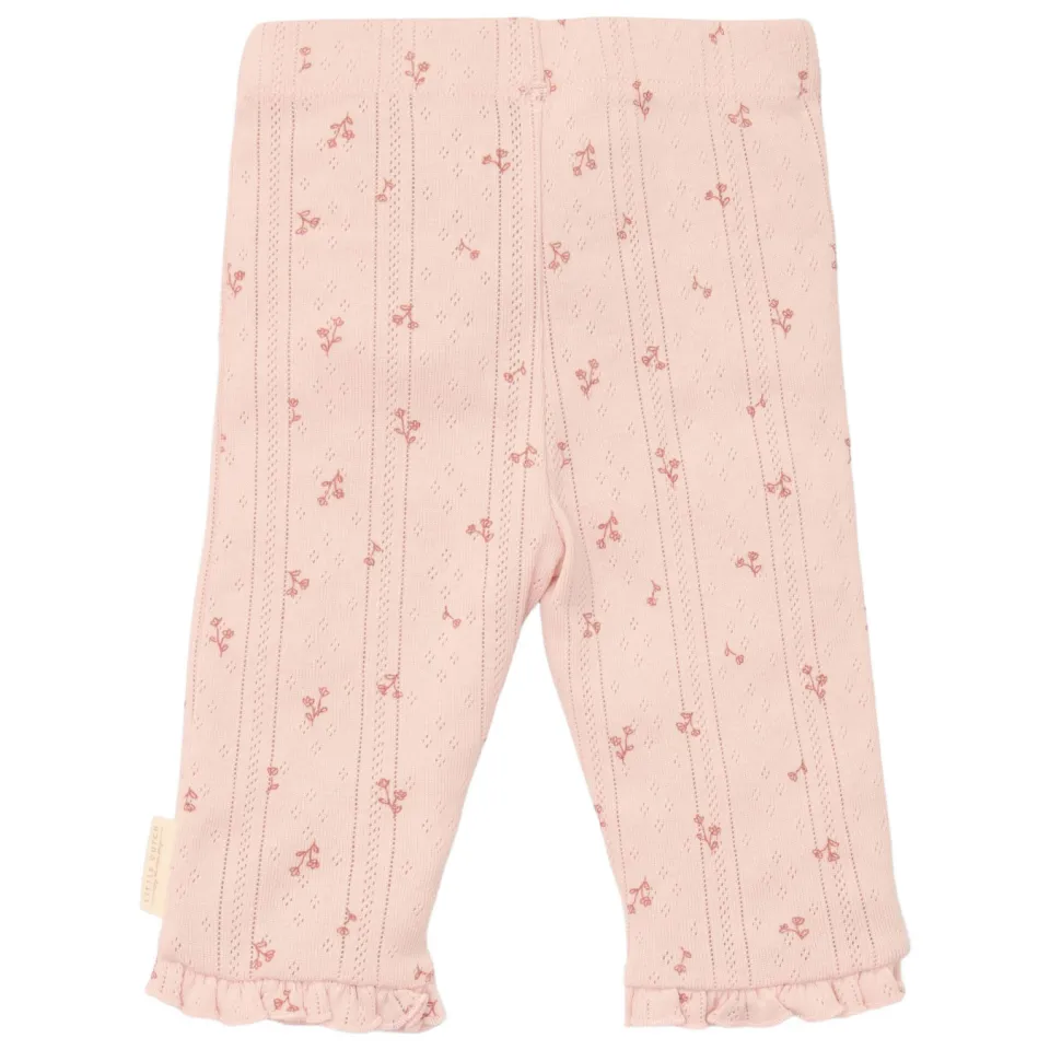 Little Dutch straight legging roze met bloemen, foto 3