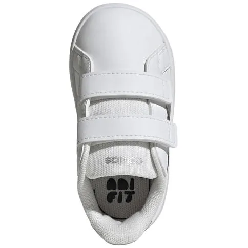 Adidas Sportswear Grand Court 3.0 imitatieleren sneakers - wit/zilver, foto 2