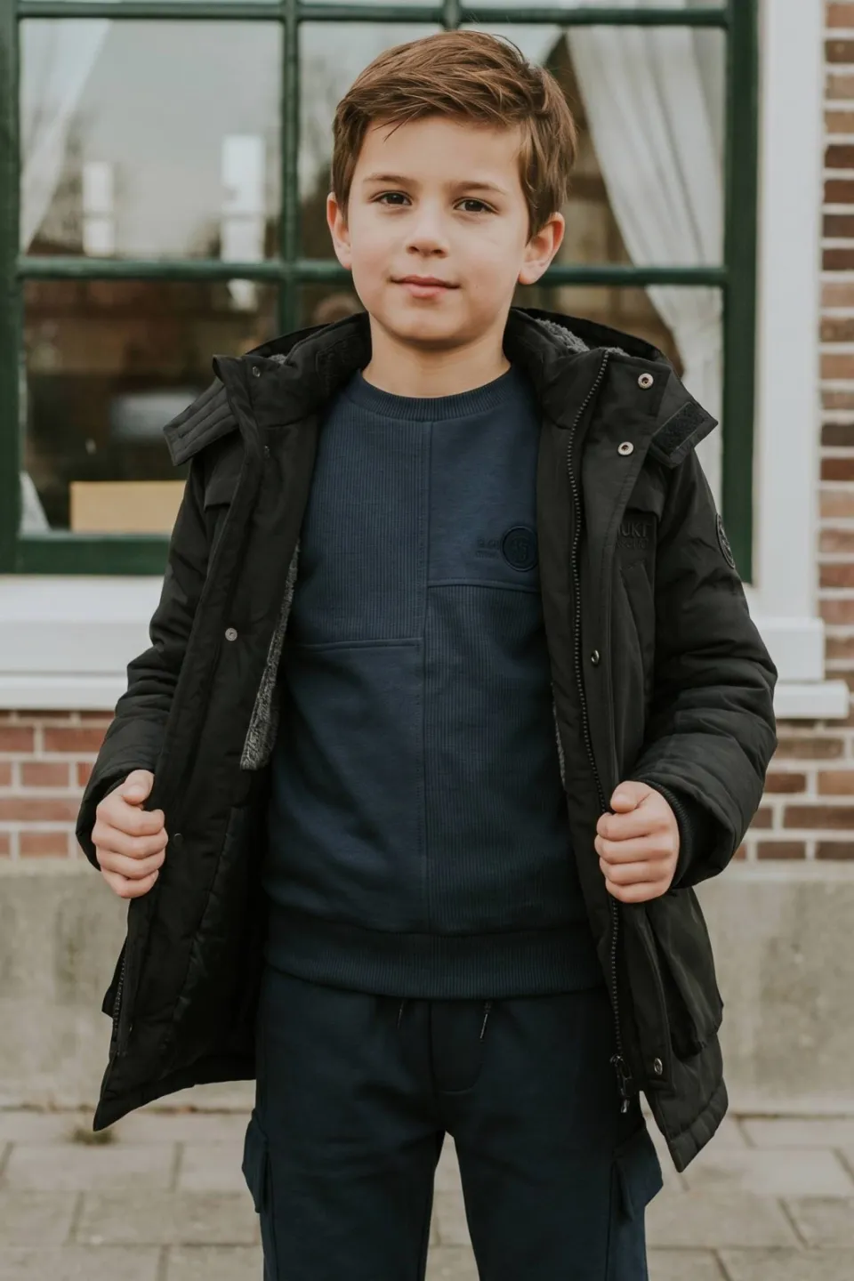 Koko Noko winterparka donkergrijs, foto 4