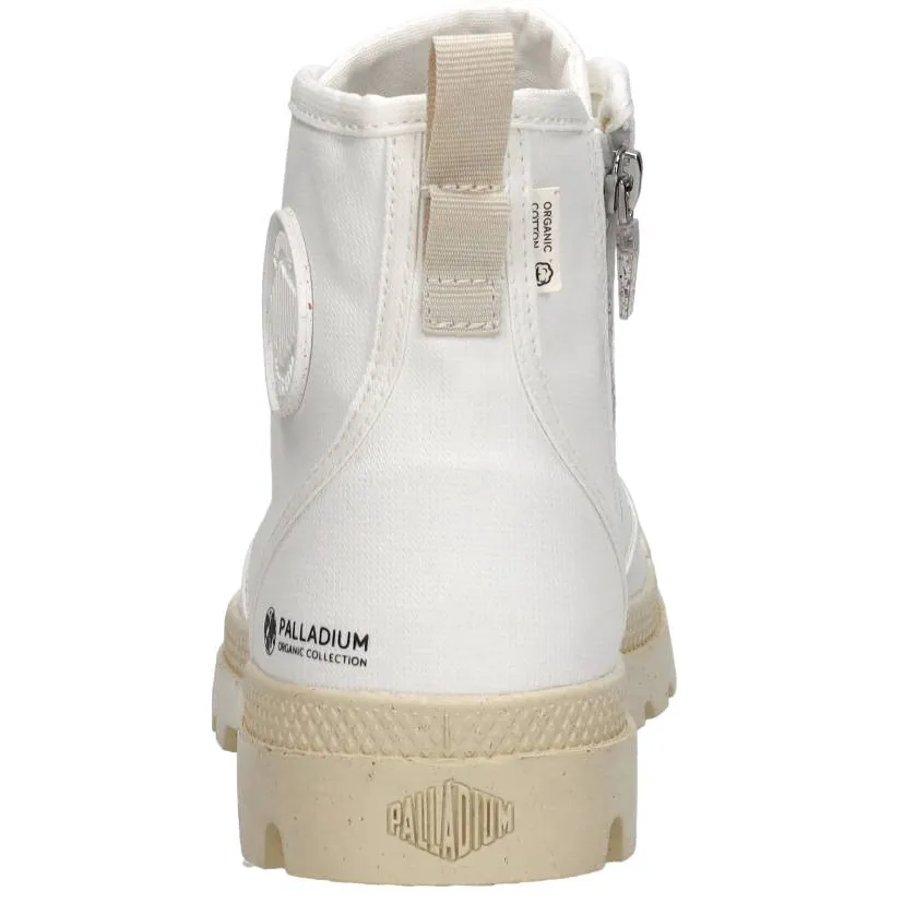 Palladium Pampa Hi Zip Organic veterboot wit, foto 4