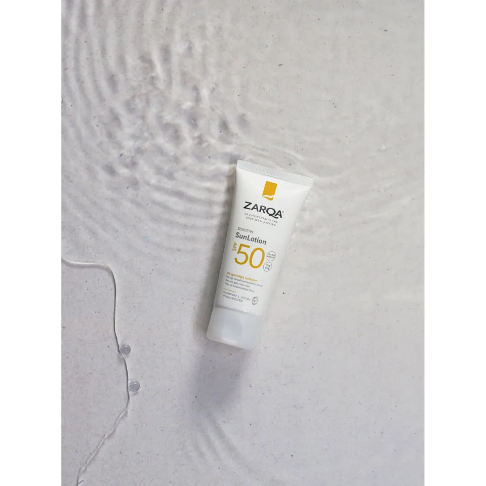 Zarqa Sensitive zonnelotion SPF50, foto 3