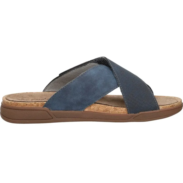 Rieker Open Teen slippers blauw, foto 4
