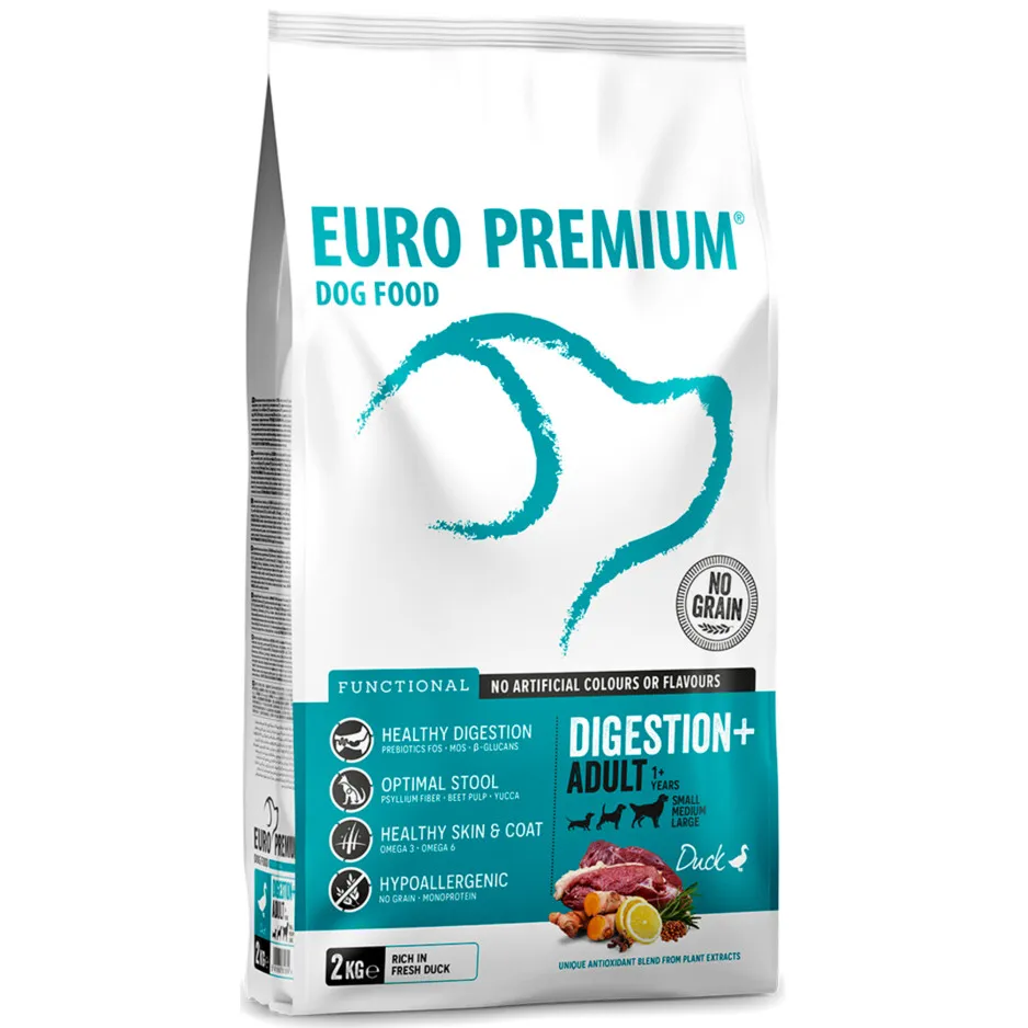Euro Premium Digestion+ Adult hondenvoer met eend, foto 4