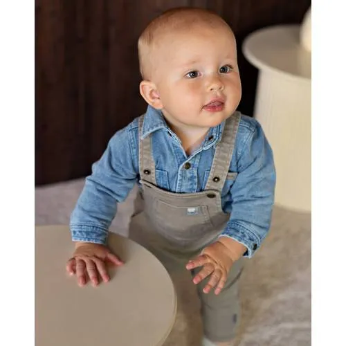 BESS overhemd - light blue denim, foto 4