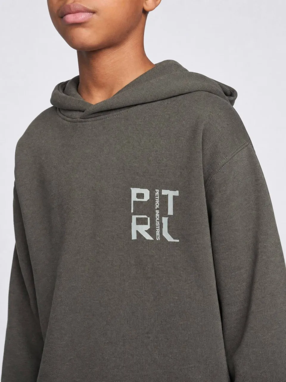 Petrol Industries hoodie met backprint - antraciet, foto 4