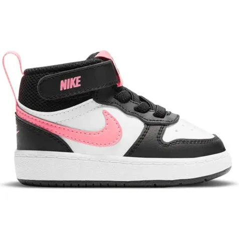 Nike Court Borough Mid 2 hoge sneakers zwart/roze
