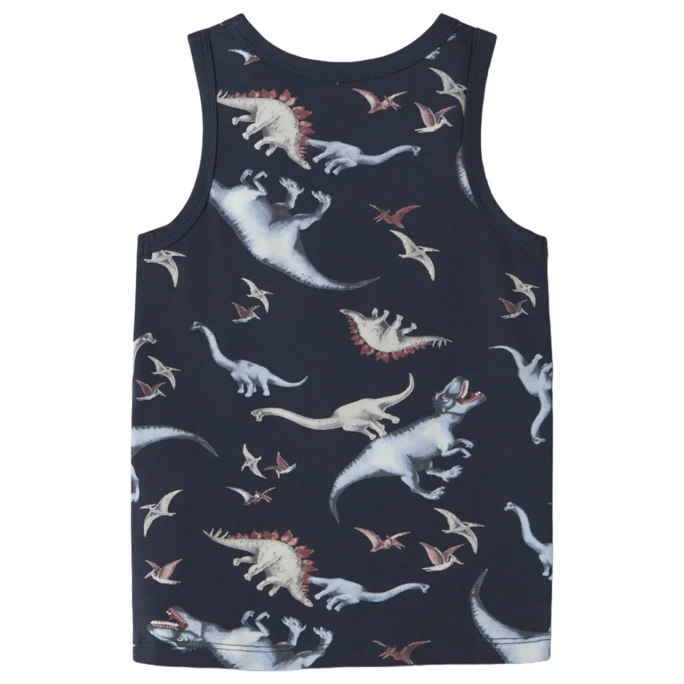 NAME IT Mini hemd met print donkerblauw set van 2, foto 2