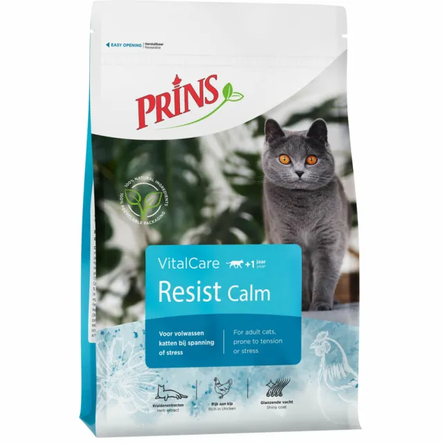 Prins VitalCare Resist Calm droog kattenvoer