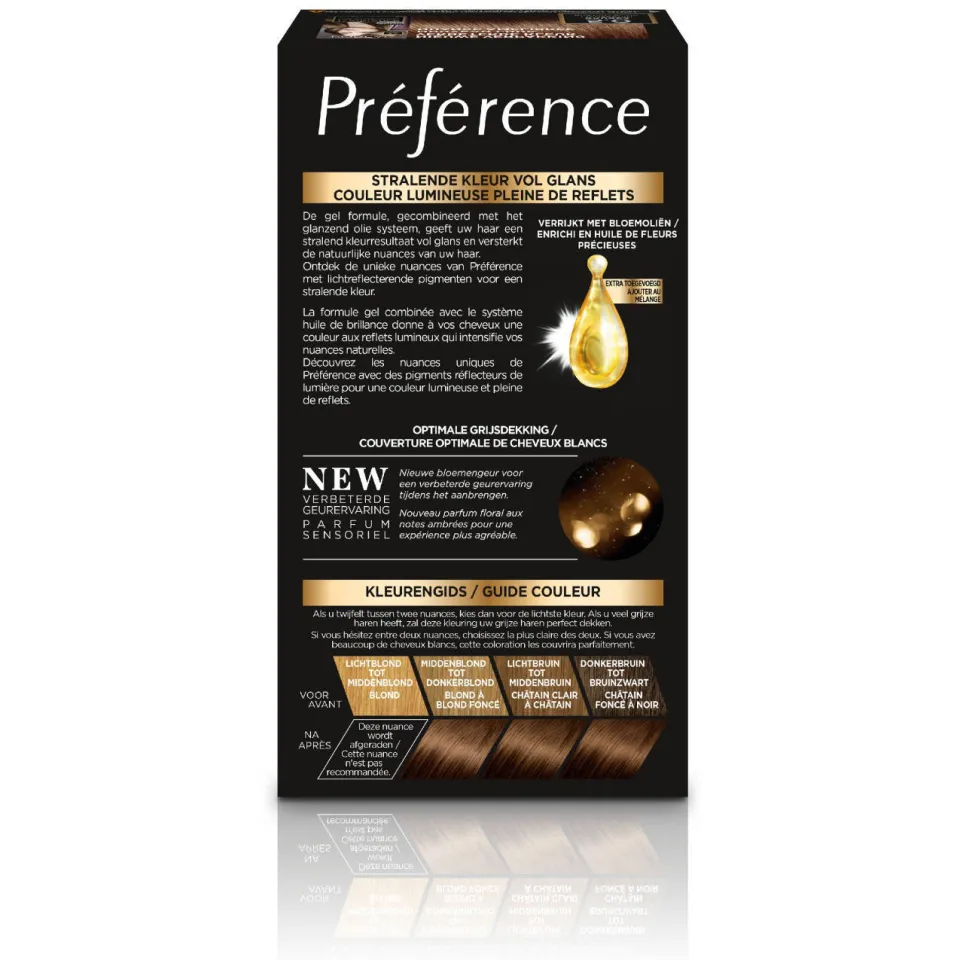 L'oréal Préférence 5.0 lichtbruin haarverf, foto 4
